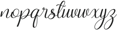 Magic Heart Italic otf (400) Font LOWERCASE