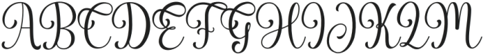 Magic Heart Regular otf (400) Font UPPERCASE