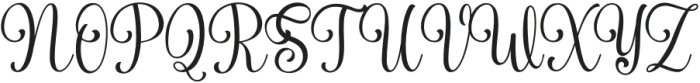 Magic Heart Regular otf (400) Font UPPERCASE