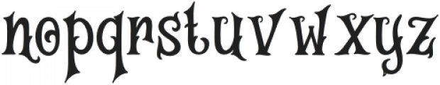 Magic House Regular otf (400) Font LOWERCASE