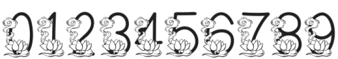 Magic Lotus Regular otf (400) Font OTHER CHARS