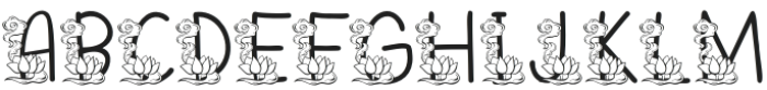 Magic Lotus Regular otf (400) Font UPPERCASE