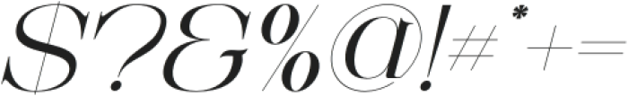 Magic Malika Italic otf (400) Font OTHER CHARS