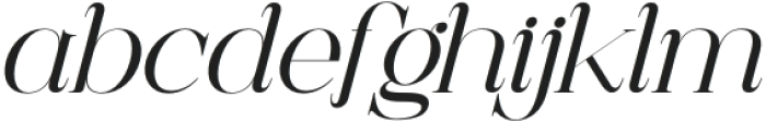 Magic Malika Italic otf (400) Font LOWERCASE