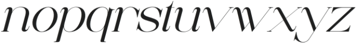 Magic Malika Italic otf (400) Font LOWERCASE