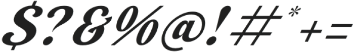Magic Parade Italic otf (400) Font OTHER CHARS