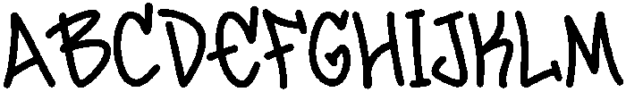 Magic Regular otf (400) Font UPPERCASE