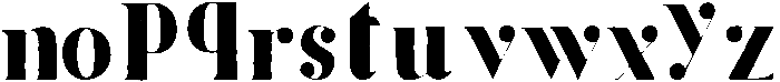 Magic Regular otf (400) Font LOWERCASE