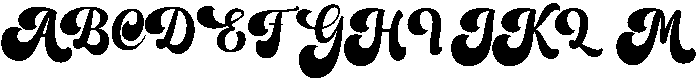 Magic Retro Regular otf (400) Font UPPERCASE
