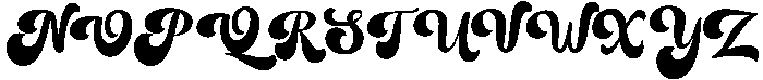 Magic Retro Regular otf (400) Font UPPERCASE