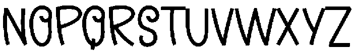Magic Saloves Regular otf (400) Font LOWERCASE