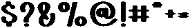 Magic Tumbler Regular otf (400) Font OTHER CHARS