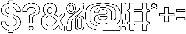 Magic Word-Hollow otf (400) Font OTHER CHARS