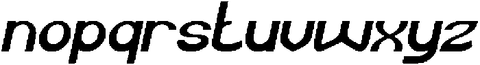 Magic Word Italic otf (400) Font LOWERCASE