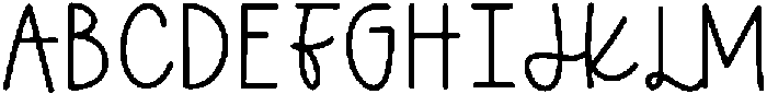 MagicGarden-Regular otf (400) Font UPPERCASE
