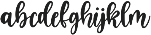 MagicWish otf (400) Font LOWERCASE