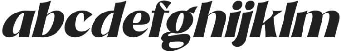 Magica Italic otf (400) Font LOWERCASE