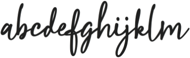 Magical Bright Regular otf (400) Font LOWERCASE