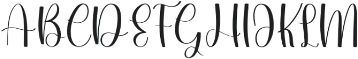 Magical Ending Regular otf (400) Font UPPERCASE