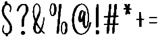 Magical Girl Regular otf (400) Font OTHER CHARS