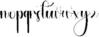 Magical Girl Regular otf (400) Font LOWERCASE