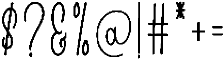 Magical Handmade Regular otf (400) Font OTHER CHARS