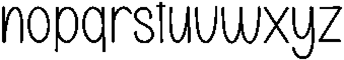 Magical Handmade Regular otf (400) Font LOWERCASE