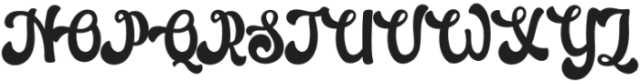Magical Lettering Regular otf (400) Font UPPERCASE