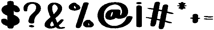 Magical Regular otf (400) Font OTHER CHARS