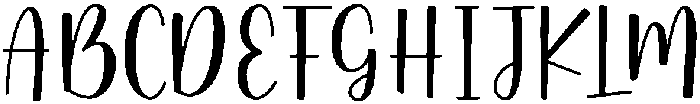 Magical Regular otf (400) Font UPPERCASE