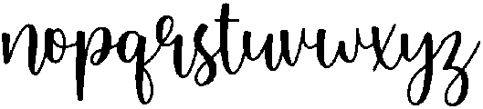 Magical Regular otf (400) Font LOWERCASE