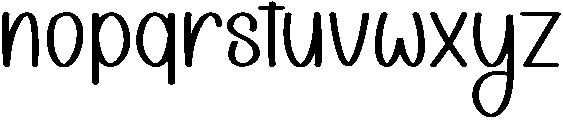 Magical Regular otf (400) Font LOWERCASE