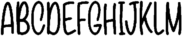 Magical Regular otf (400) Font UPPERCASE