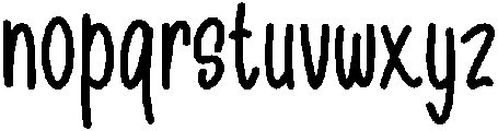 Magical Regular otf (400) Font LOWERCASE