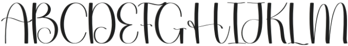 Magical Signature Regular otf (400) Font UPPERCASE