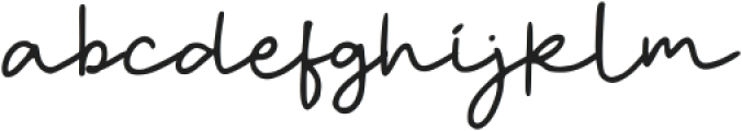 Magical Signature Script otf (400) Font LOWERCASE