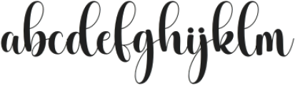 Magical Spring Regular otf (400) Font LOWERCASE