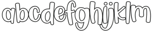 MagicalStory-Outline otf (400) Font LOWERCASE