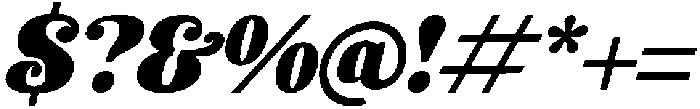 Magicals Royale Italic otf (400) Font OTHER CHARS