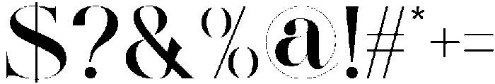 Magich Regular otf (400) Font OTHER CHARS