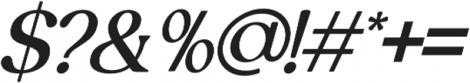 Magicher Italic otf (400) Font OTHER CHARS