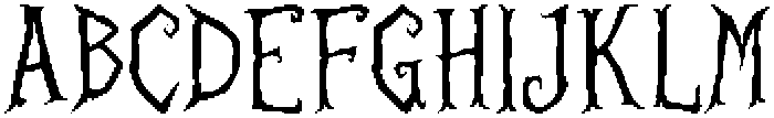 MagicluzzkRegular otf (400) Font UPPERCASE