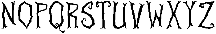 MagicluzzkRegular otf (400) Font LOWERCASE