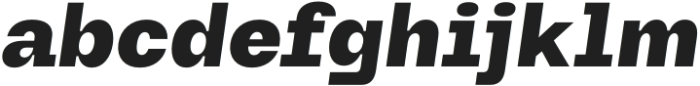 Maginer Extra Bold Italic otf (700) Font LOWERCASE