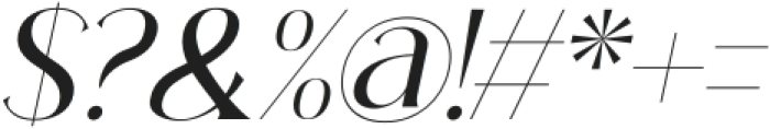 Magioline-Italic otf (400) Font OTHER CHARS