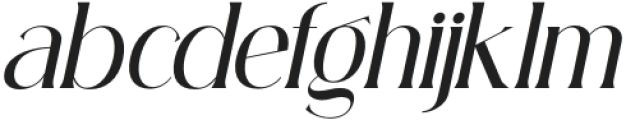 Magioline-Italic otf (400) Font LOWERCASE