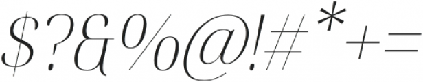 Magique Italic otf (400) Font OTHER CHARS