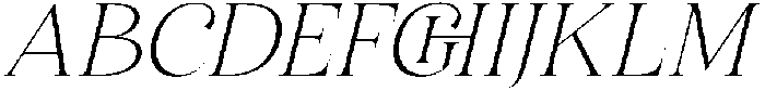 Magiras Swift Italic Italic otf (400) Font UPPERCASE
