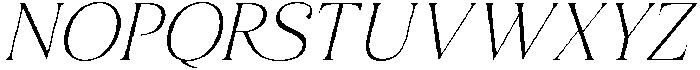 Magiras Swift Italic Italic otf (400) Font UPPERCASE