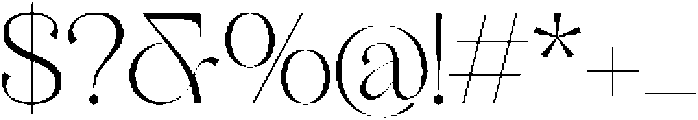 Magiras Swift otf (400) Font OTHER CHARS